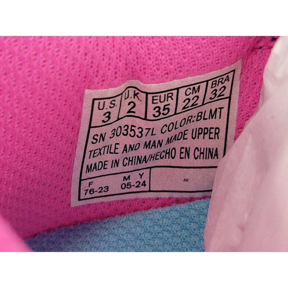 Skechers Microspec Max Speckle Sorbet Shoes Sneakers Youth Girl Size 3Y 303537L - Picture 6 of 10